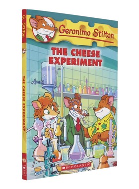 老鼠记者 英文原版 The Cheese Experiment 奶酪实验 Geronimo Stilton进口童书 全彩故事书 儿童英语阅读进阶 平装 Paperback