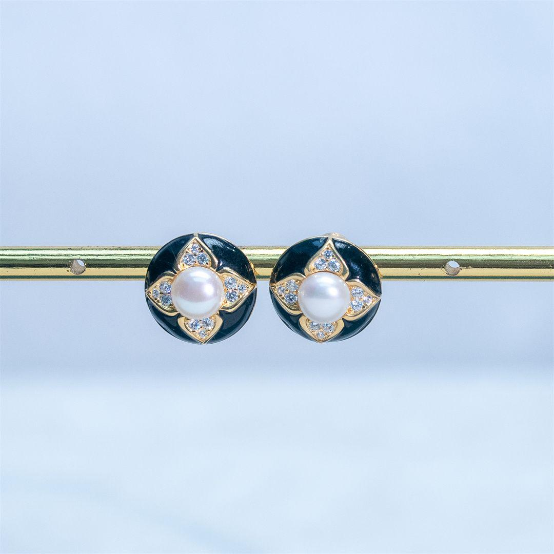 Audrey PearlS925银淡水珍珠耳饰7.5-8mm V201-D622,珠宝/钻石/翡翠,耳饰,淘宝优惠券,粉丝福利购,淘宝优惠卷