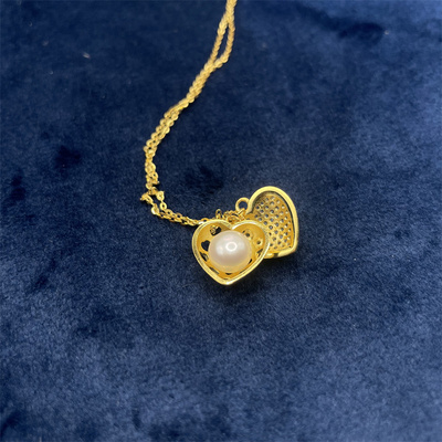 Audrey PearlS925银淡水珍珠吊坠6-7mm V201-S949