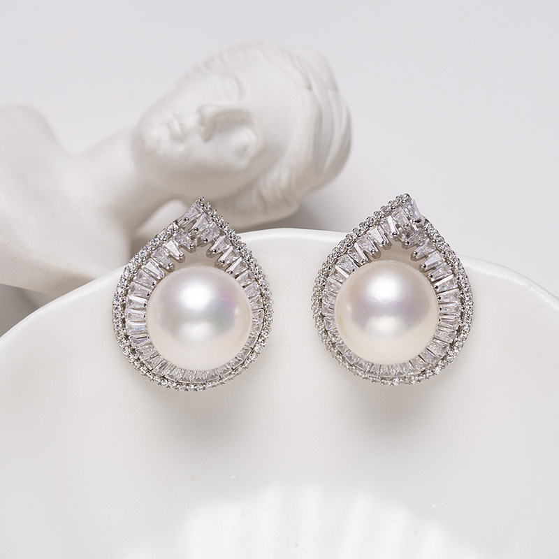 Audrey PearlS925银淡水珍珠耳饰11mm V201-D409,珠宝/钻石/翡翠,耳饰,淘宝优惠券,粉丝福利购,淘宝优惠卷