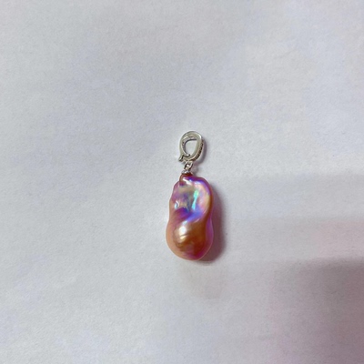 Audrey PearlS925银淡水珍珠吊坠13-15mm