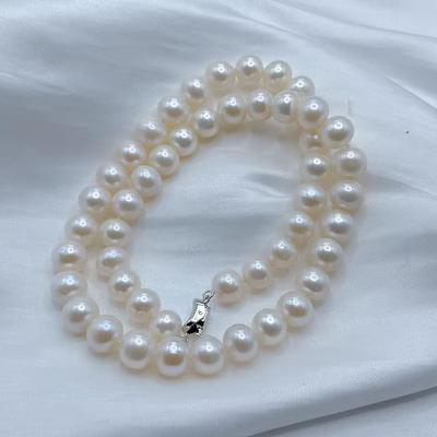 Audrey PearlS925银淡水珍珠项链9mm V201-S1294