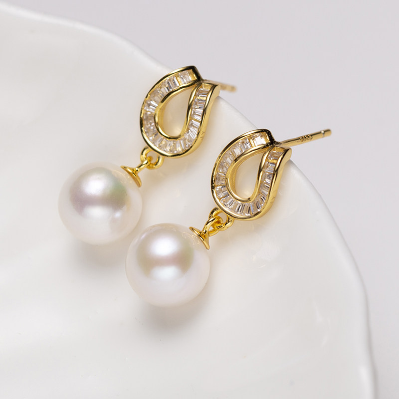 Audrey PearlS925银淡水珍珠耳饰8-9mm V201-D452,珠宝/钻石/翡翠,耳饰,淘宝优惠券,粉丝福利购,淘宝优惠卷