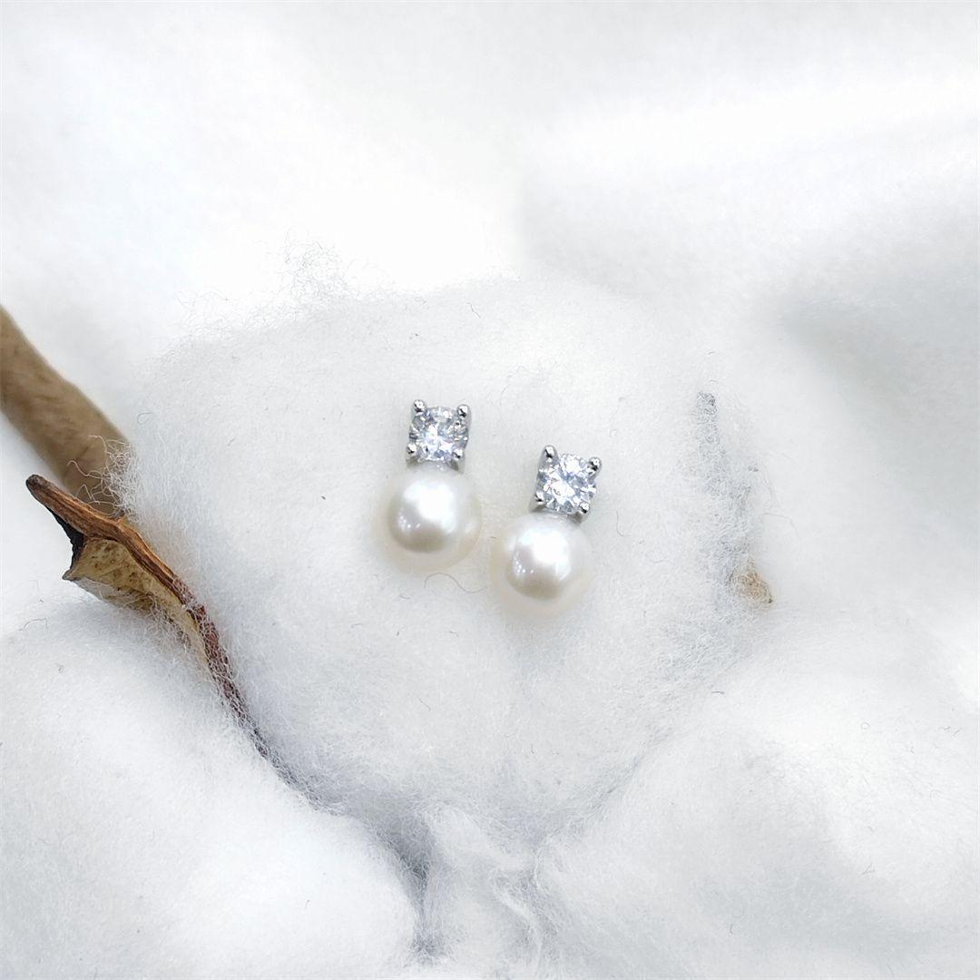 Audrey PearlS925银淡水珍珠耳饰6-7mm,珠宝/钻石/翡翠,耳饰,淘宝优惠券,粉丝福利购,淘宝优惠卷