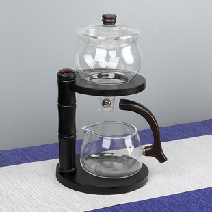 懶人玻璃自動過濾茶具大容量吸磁感應泡茶壺沖泡茶公道杯茶杯配件