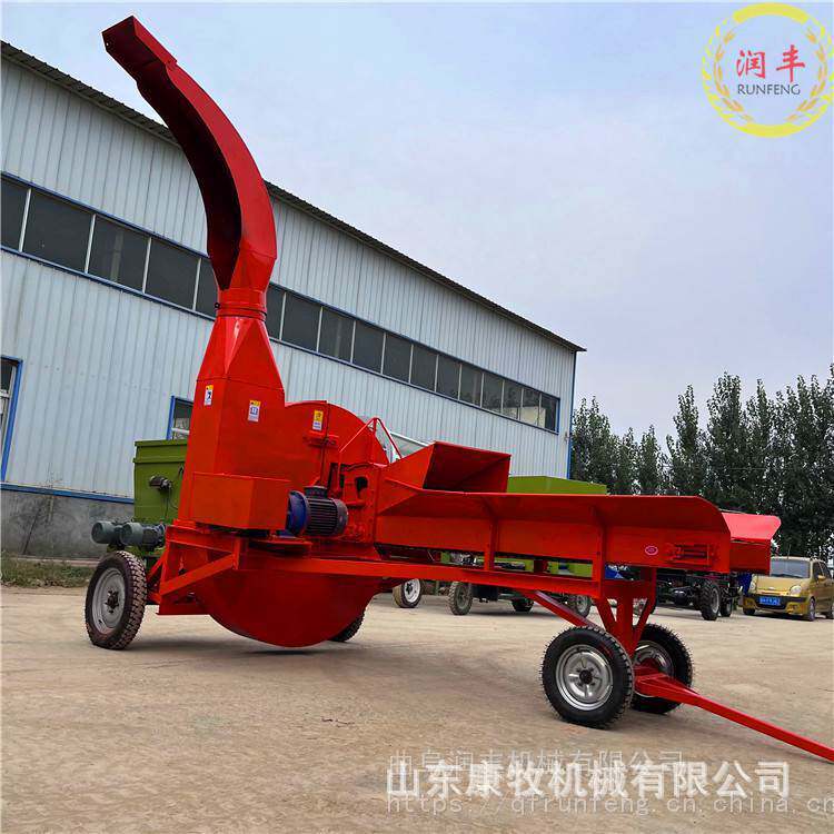 30吨青贮铡草机 自动进料铡揉一体机 养殖场秸秆粉碎打草机