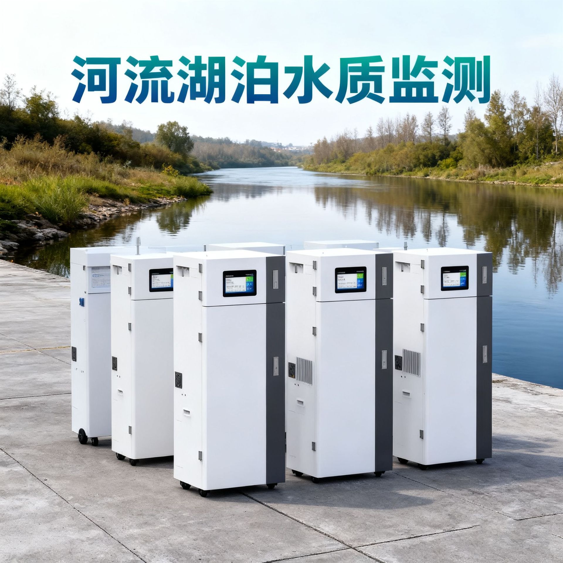 河流湖泊户外水质在线监测系统水质自动分析仪cod氨氮污水分析