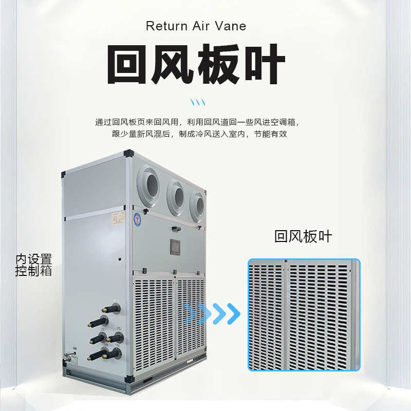 智能控制5匹主机立式射流风柜8000风量商用中央空调恒温湿多系统