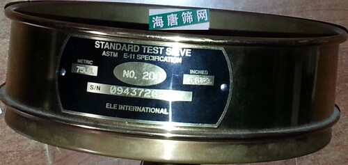 进口标准筛现货200号ASTM标准wstyler泰勒标准