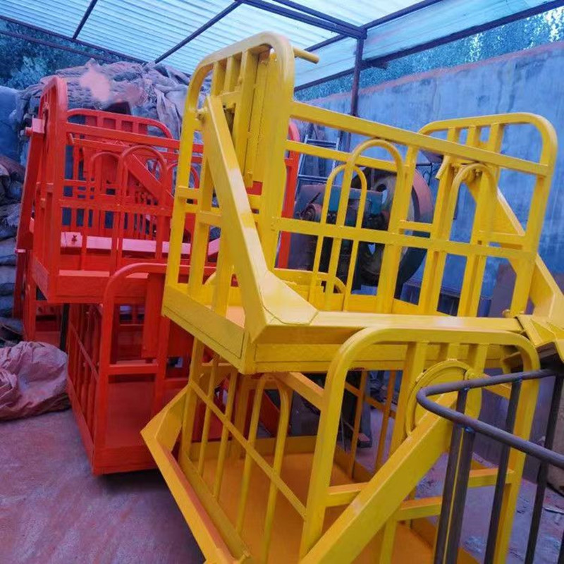 建筑外墙作业自动平衡 吊车高空吊篮 配备动向轮  25T吊车吊篮