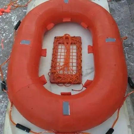 供应刚性救生浮具10人船用泡沫救生浮具10人玻璃钢救生浮具