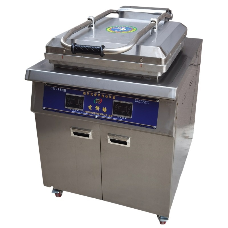 商用电饼铛数控电热煎包炉方形锅生煎炉电热柜式煎鱼新款饭店专用