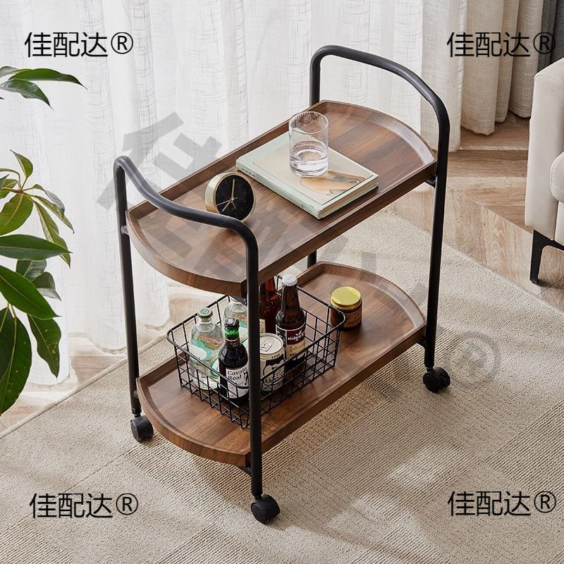 ktv生日蛋糕推车酒店夜场双层多层点心车4S店移动小推车甜品