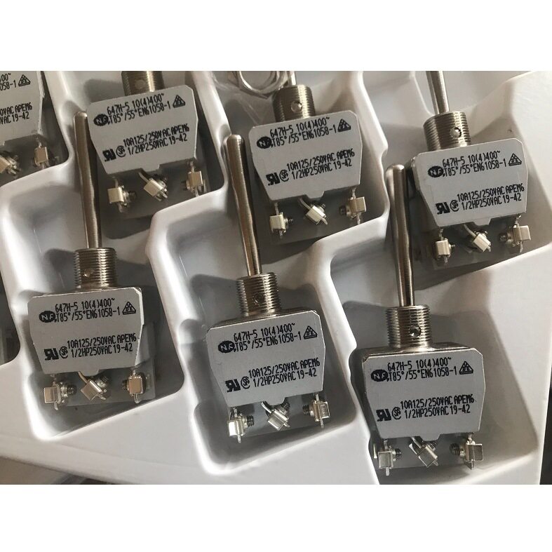 APEM加长杆摇头扳扭型号647H/2-5大型摇臂钮子开关接线图