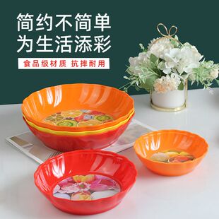 创意欧式家用水果盘客厅茶几塑料糖果盘干果盘办公室零食盘小果盘