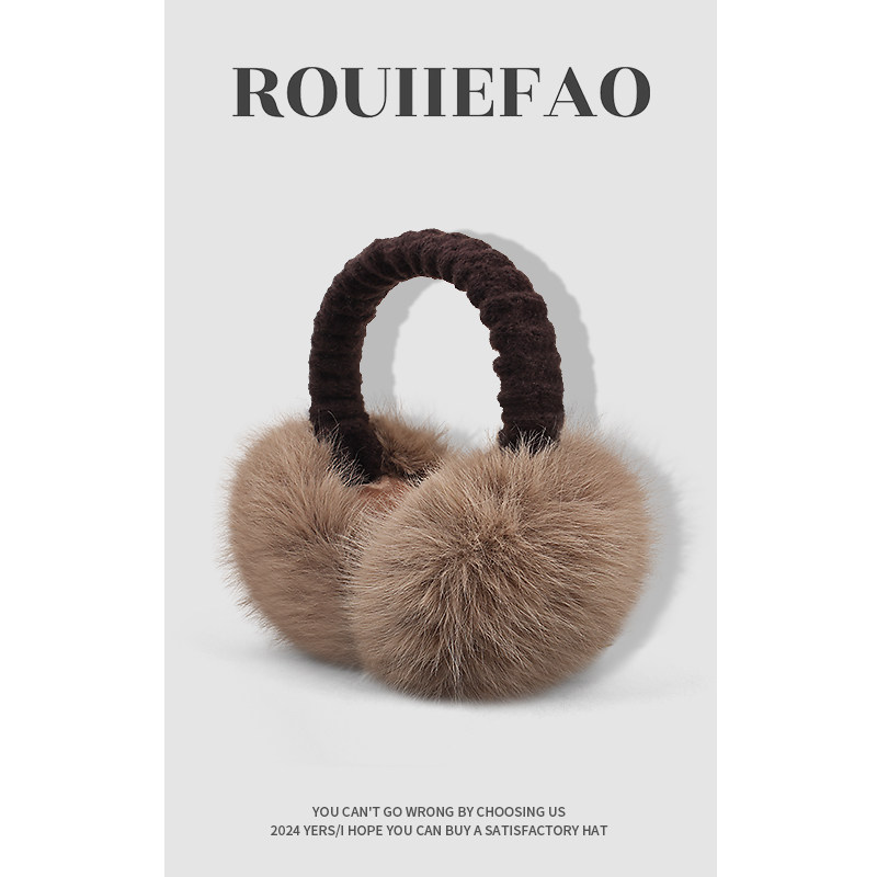 ROUIIEFAO2024聚酯纤维加厚耳罩