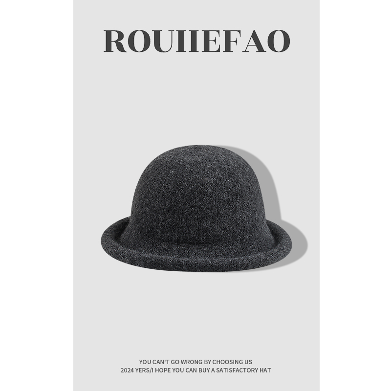 ROUIIEFAO礼帽逛街日系男女秋冬