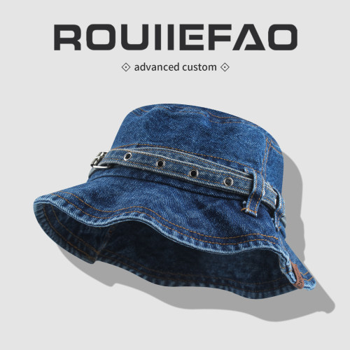 ROUIIEFAO渔夫帽个性复古牛仔