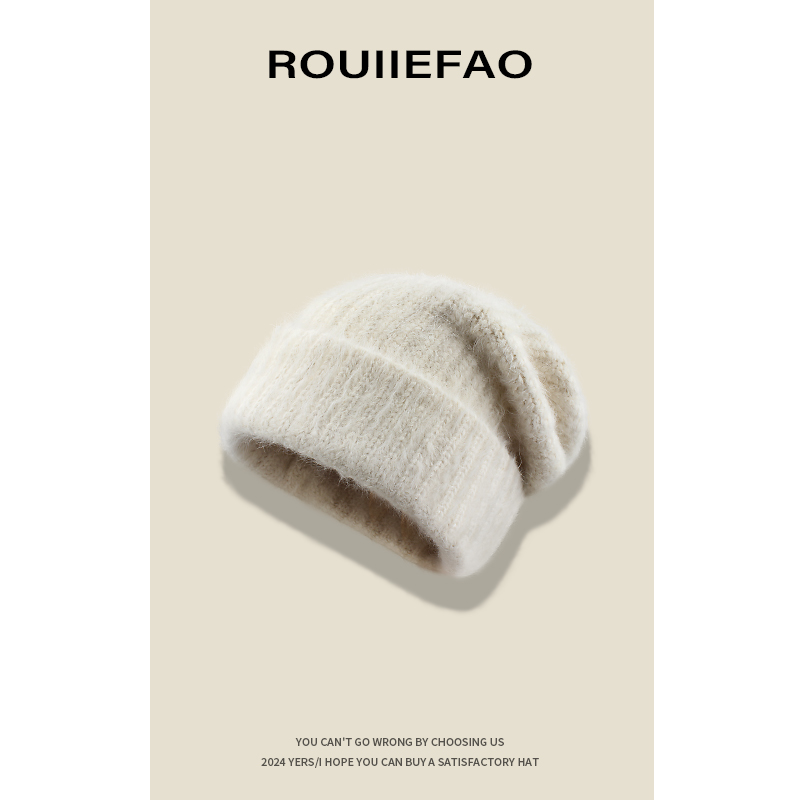 ROUIIEFAO毛线帽户外休闲男女冬