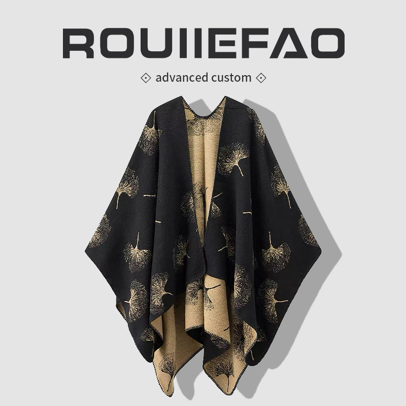 ROUIIEFAO披肩新中式民族风