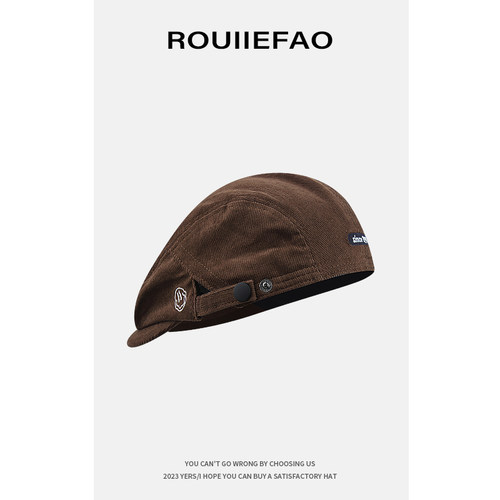 ROUIIEFAO鸭舌帽逛街休闲男女秋