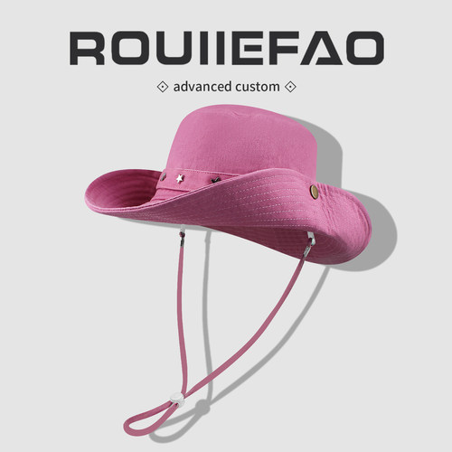 ROUIIEFAO登山帽星星装饰