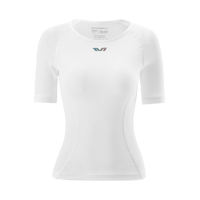 洛克兄弟TVI系列排汗衫女公路自行车骑行服速干透气短袖上衣打底