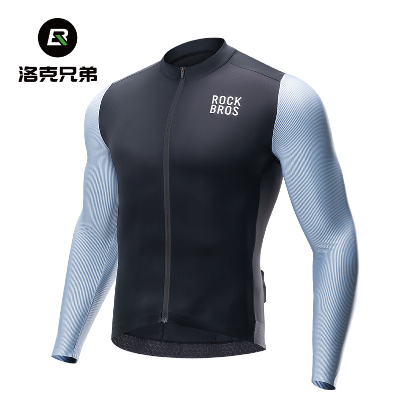 洛克兄弟骑行服长袖轻薄男款夏季