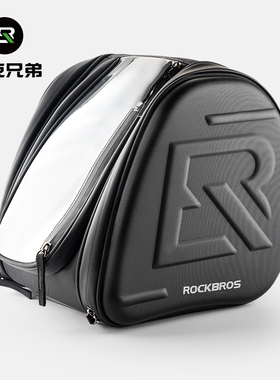 洛克兄弟踏板摩托车油箱包NMAX PCX 佛沙 XMAX前置硬壳摩旅三角包