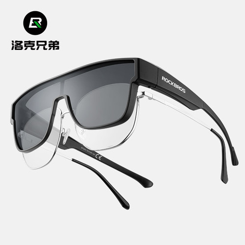 洛克兄弟偏光骑行眼镜