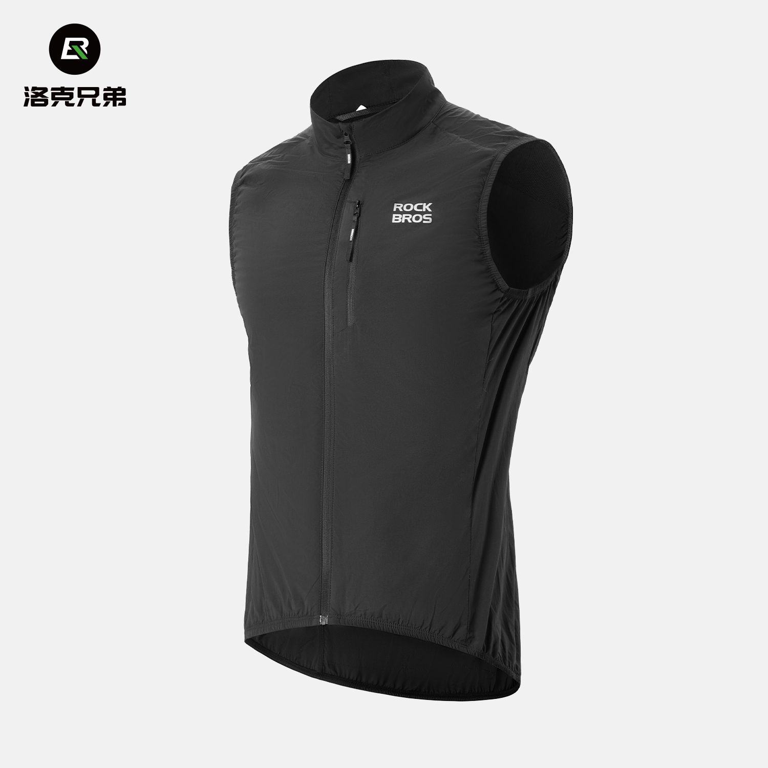 洛克兄弟骑行防风马甲3M保温棉背心公路自行车服保暖无袖上衣冬季