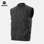 洛克兄弟空气保暖马甲充气蓄热外套背心户外摩托车骑行服冬季防风