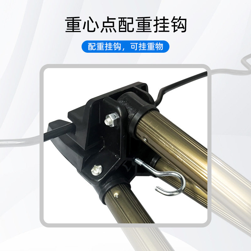 远投海竿三角加厚多功能铝合金抛竿架子海杆矶竿多杆伸缩炮台支架
