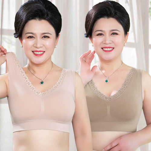 妈妈内衣女文胸无钢圈中