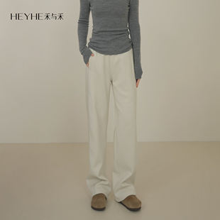 女 奥地利进口兰精莫代尔空气感松紧腰加绒休闲裤 小禾 soft神裤