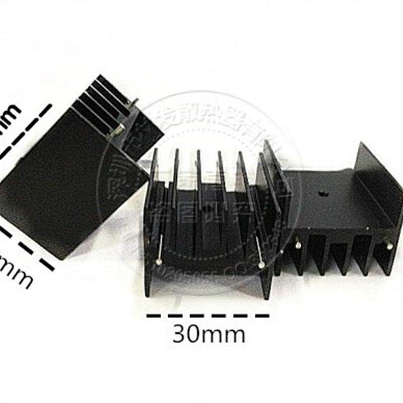 L298N LM7805等专用铝散热片30*25-30MM 铝散热器 厚料散热片