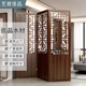 新中式 饰 屏风隔断客厅进门遮挡折叠移动饭厅屏风隔断实木办公室装