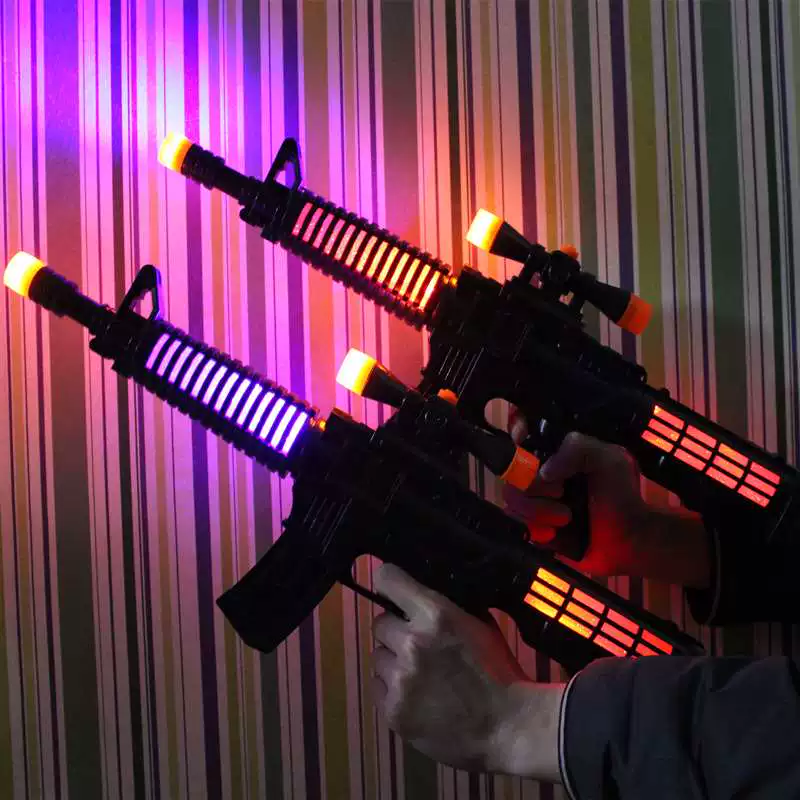 Новый детский светящийся игрушечный пистолет ELECTRC MUSC M4A1 Смулейтон Модель