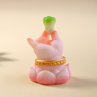 四川乐山文创纪念品佛手摆件特产伴手礼工位桌面好运莲莲百财尽收