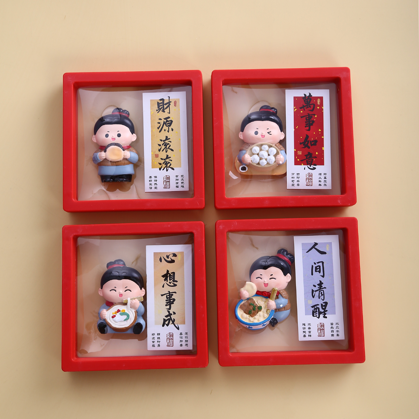 西安兵马俑文创纪念品冰箱贴特产