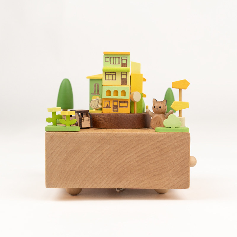 厦门文创木质音乐盒沙坡尾八音盒机械发条新年礼物创意高级小礼品