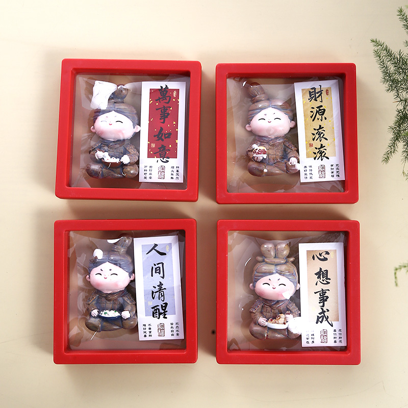 西安文创兵马俑冰箱贴纪念品礼物