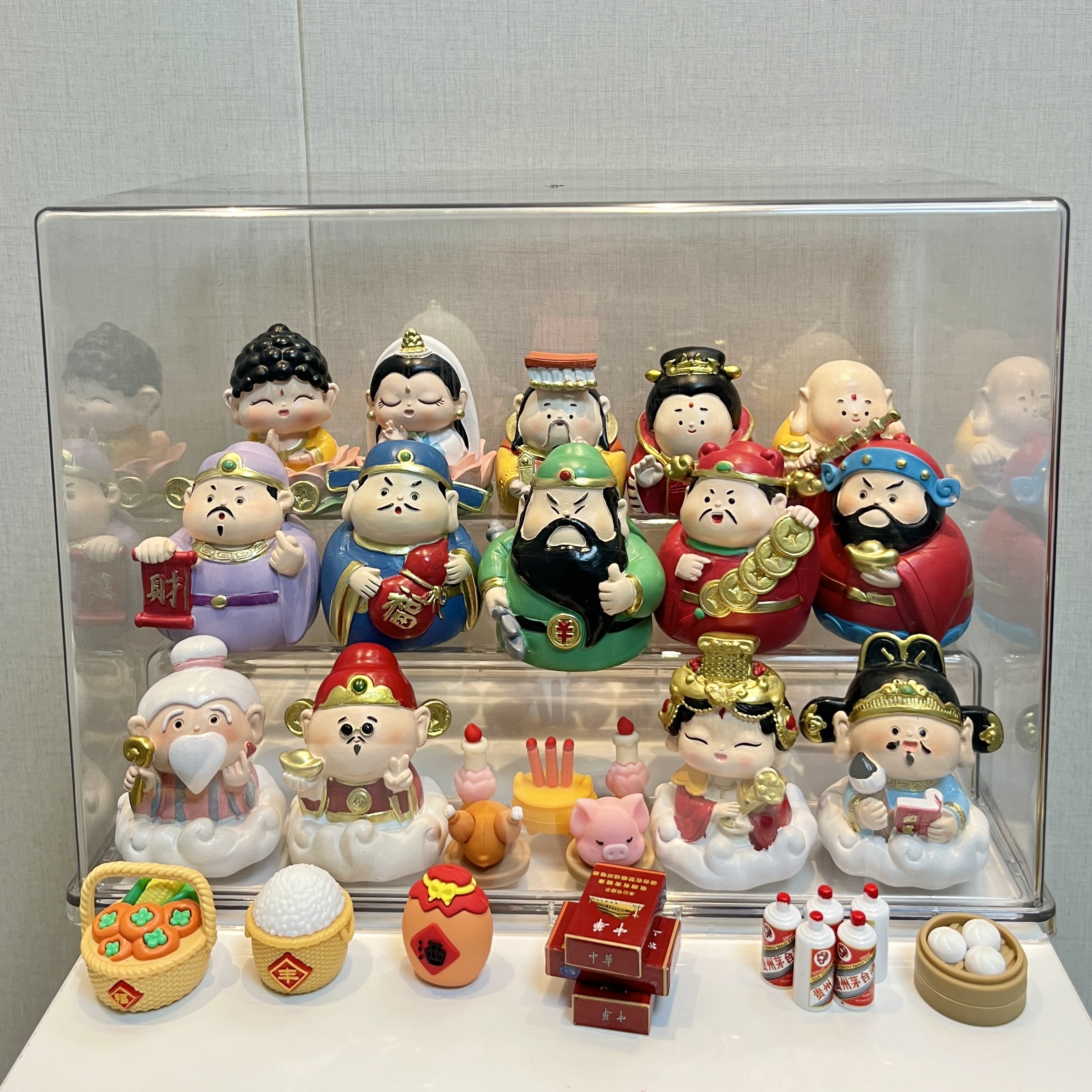 各路神仙桌面摆件福气小神仙摆设