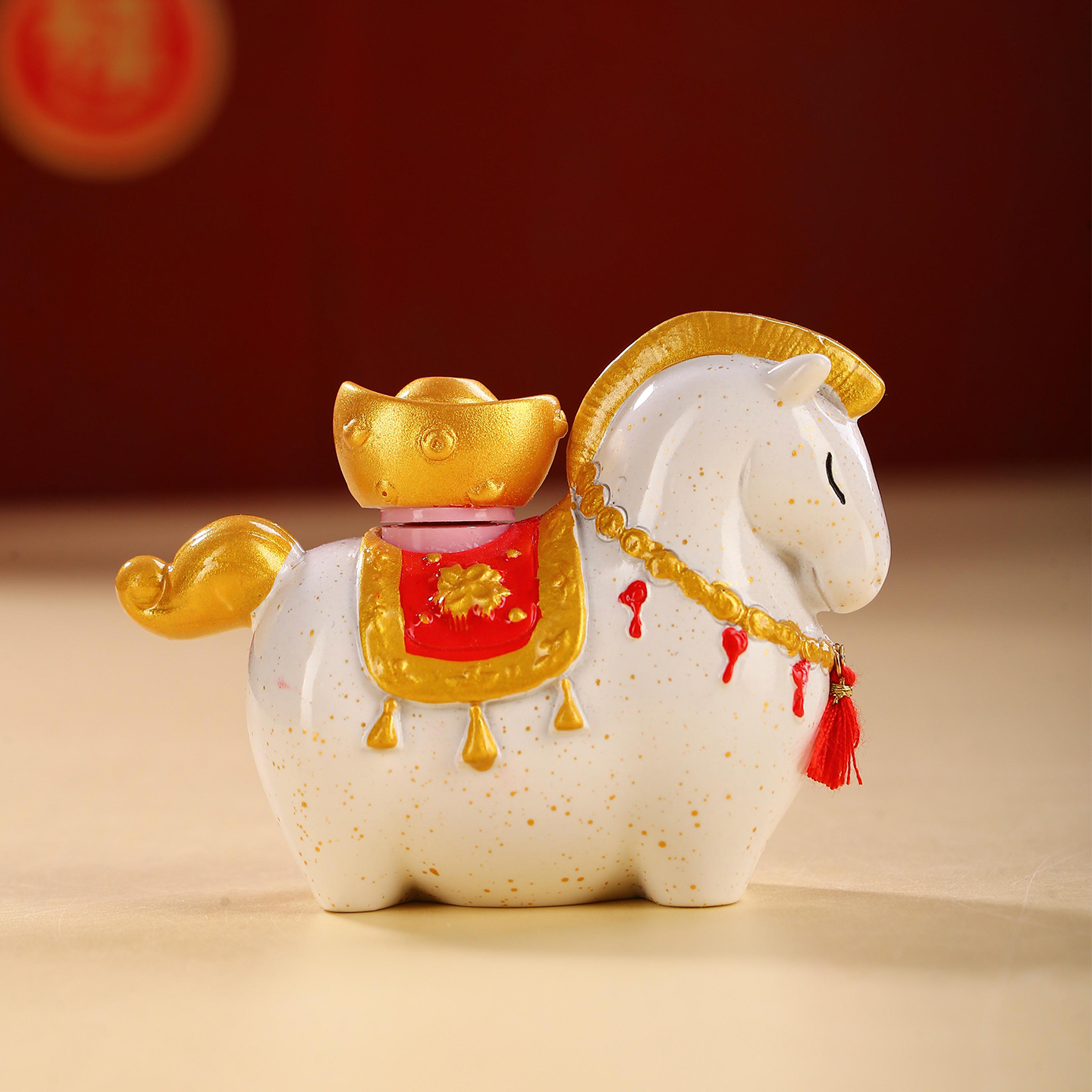 洛阳文创纪念品唐三彩马摆件装饰