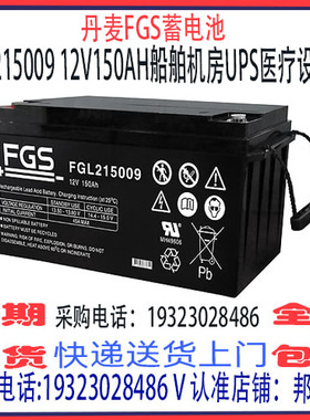 丹麦FGS蓄电池FGL215009 12V150AH免维护 船舶机房通信 医疗设备