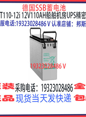 SSB蓄电池SBLFT110-12i 12V110AH免维护 船舶机房UPS应急通讯设备