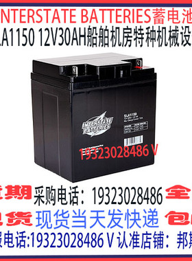 INTERSTATE BATTERIES蓄电池SLA1150 12V30AH船舶机房UPS消防应急