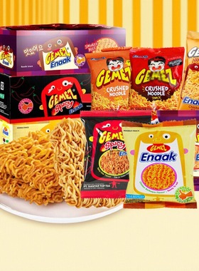 gemez小鸡干脆面火辣方便面干吃面儿童零食小吃休闲食品脆脆面