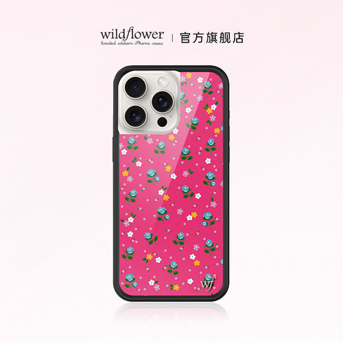 Wildflower粉嫩花卉手机壳