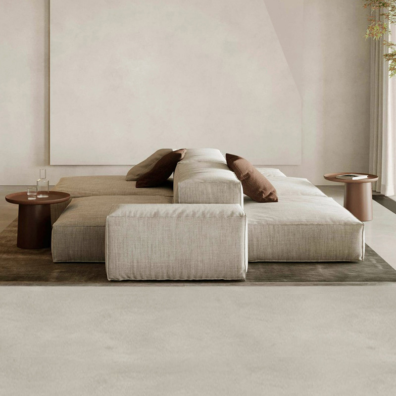 大横厅双面豆腐块沙发